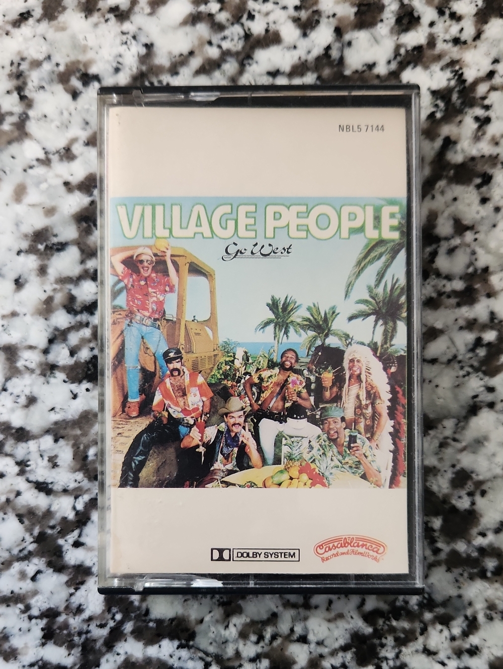 Vintage Village People Go West Cassette Tape Casablanca Records 1979 # NBL5-7144